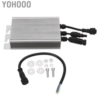 Yohooo Solar Grid Tie Micro Inverter  MPPT AC230V  Connected Pure Sine Wave Wear Resistant Aluminum Alloy for Replacement