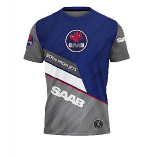 เสื้อยืด ลายทีม Saab Sublimation Baju Microfiber Jersi Jersey Sublimation