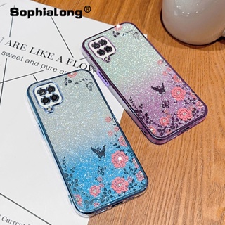 เคสโทรศัพท์มือถือ แบบนิ่ม ลายดอกไม้ สําหรับ Samsung Galaxy A12 M12 A22 4G M32 M22 F12 A225F A125F F127F