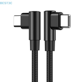 Best3c El สายชาร์จ USB Type C เป็น USB C ชาร์จเร็ว สําหรับ Android PD 60W