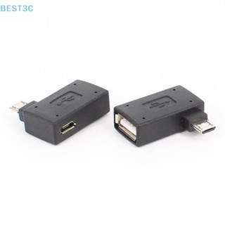 Best3c อะแดปเตอร์ไมโคร USB 2.0 ตัวเมีย เป็น ตัวผู้