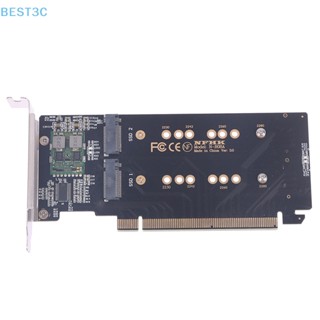 Best3c ขายดี การ์ดไรด์ NVME PCI-E VROC m.2 X16 เป็น 4X NVME PCIE3.0 GEN3 X16 เป็น 4* 1 ชิ้น