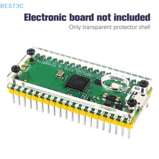 Best3c ขายดี เคสอะคริลิคแข็ง แบบใส พร้อมสกรู สําหรับ Raspbery Pi Pico Board 1 ชุด