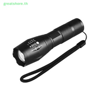 Greatshore ไฟฉาย LED สไตล์ทหารยุทธวิธี 980000Lm ซูมได้ 5 โหมด ไม่มี TH