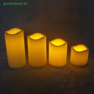 Greatshore โคมไฟกลางคืน LED ไร้เปลวไฟ สําหรับตกแต่งบ้าน งานแต่งงาน ปาร์ตี้