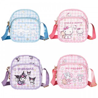 SANRIO กระเป๋าเป้สะพายหลัง ขนาดใหญ่ จุของได้เยอะ ลายการ์ตูน Cinnamoroll Kuromi Kuromi Hello Kitty ขนาด 20 ซม. สําหรับเด็กนักเรียน