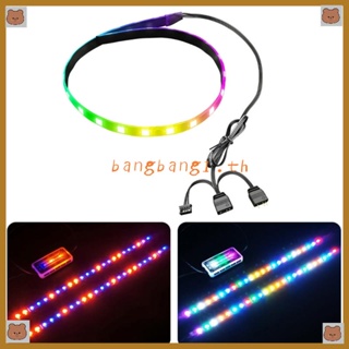 Bang แถบไฟ LED 5V ARGB PC 3PIN 40 ซม. อุปกรณ์เสริม สําหรับตกแต่งเมนบอร์ดคอมพิวเตอร์ตั้งโต๊ะ