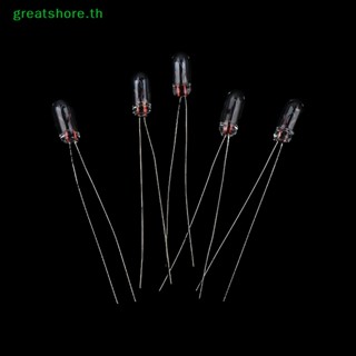 Greatshore หลอดไฟนีออน 12V 3 มม. 50 ชิ้น