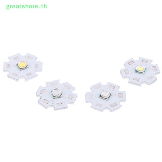 Greatshore ชิปไฟ LED CREE XML2 XM-L2 10W พลังงานสูง 16 20 มม. สีขาว แดง เขียว ฟ้า เหลือง