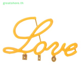 Greatshore หลอดไฟไดโอด LED 3V ยืดหยุ่น ลายตัวอักษร LOVE สําหรับตกแต่งงานแต่งงาน ปาร์ตี้ DIY