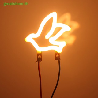 Greatshore หลอดไฟไดโอด LED 3V ยืดหยุ่น อุปกรณ์เสริม สําหรับตกแต่งปาร์ตี้ TH