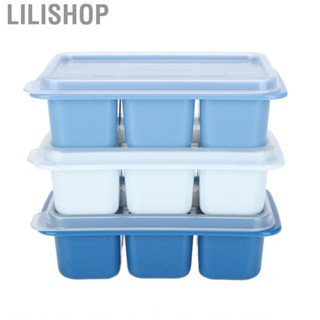 Lilishop Ice Cubes Mold Maker 3Pcs With Sealing Cover For Kitchen Bar