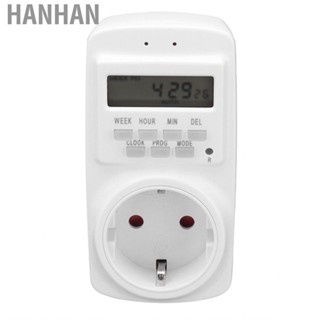 Hanhan 16A Wall Outlet Timer Digital Programmable Light Fan Appliance Cycle UT