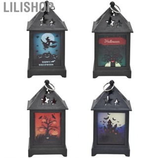 Lilishop Halloween Lantern  Night Light Portable Flame Lamp For Festival G