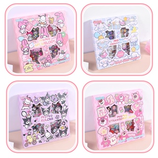 ชุดสติกเกอร์ กันน้ํา ลาย Sanrio Kuromi Mymelody น่ารัก 100 ชิ้น