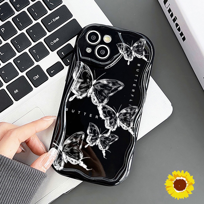 ดอกกุหลาบ ครีมเคสโทรศัพท์นุ่มสำหรับiPhone 11 12 13 14 15 Pro Max 7 8 Plus XS Max XR X SE 2020 ฝาครอบซิลิโคนปลอก