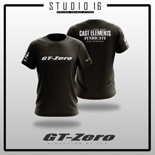 เสื้อกีฬาแขนสั้น คอกลม ผ้าไมโครไฟเบอร์ ลาย Zen GT-Zero Style Jersey