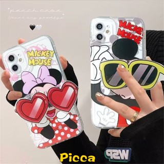 เคสโทรศัพท์มือถือ แบบนิ่ม ลายการ์ตูนมิกกี้ มินนี่ เมาส์ มีป็อบอัพ สําหรับ IPhone 13 7Plus 14 12 Pro Max 7 6 8 6S Plus XS XR X 11 Max SE 2020