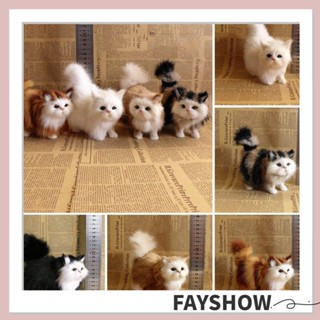 Fay ตุ๊กตาแมว เสมือนจริง เครื่องประดับ ของขวัญ ของเล่น