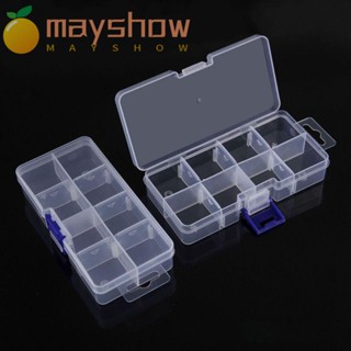 Mayshow กล่องพลาสติกใส ทรงสี่เหลี่ยม 5 ขนาด สําหรับใส่เครื่องประดับ ลูกปัด