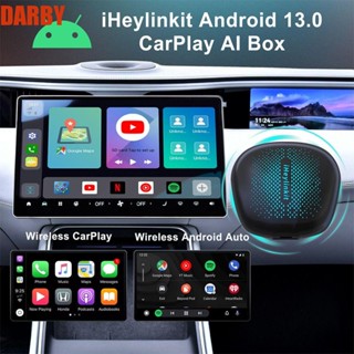 Darby กล่องทีวีไร้สาย Android 13 Ai QCM6125 แอนดรอยด์ 13 เอาท์พุต HD 4+64G สําหรับรถยนต์