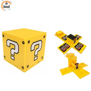 【IS】กล่องการ์ดเกม แบบพับได้ ความจุขนาดใหญ่ สําหรับ Switch Game Magic Cube 16 Ns Game