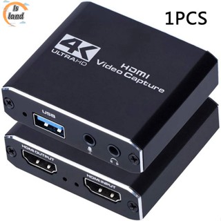 【IS】กล่องบันทึกวิดีโอ 4k 1080P HDMI USB 2.0 สําหรับถ่ายทอดสด บันทึกวิดีโอ