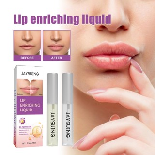 Hot Sale# Jaysuing natural plump lip gloss moisturizing lock skin moisturizing plump lip care moisture warmth 3/23 ~