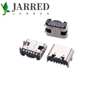 Jarred ซ็อกเก็ตเชื่อมต่อ SMT Type C พอร์ตชาร์จ USB 3.1 ตัวเมีย สําหรับโทรศัพท์มือถือ DIY