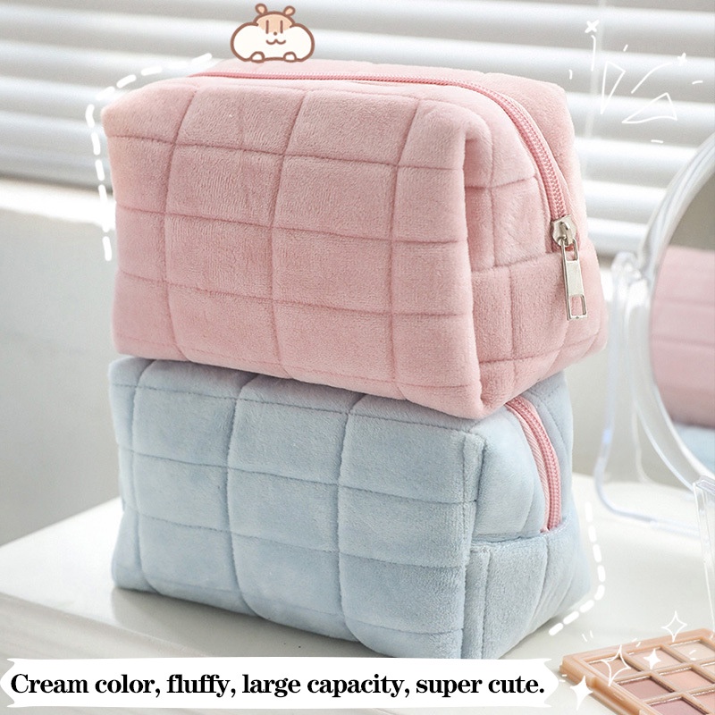 Kawaii กระเป๋าดินสอ กระเป๋าเครื่องสําอาง ลายน่ารัก ความจุขนาดใหญ่ สําหรับเด็กผู้หญิง นักเรียน สํานักงาน เครื่องเขียน