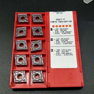 Bp1125 เม็ดมีดกลึง แบบเปลี่ยน สําหรับเครื่องเจียร 10 ชิ้น ต่อกล่อง