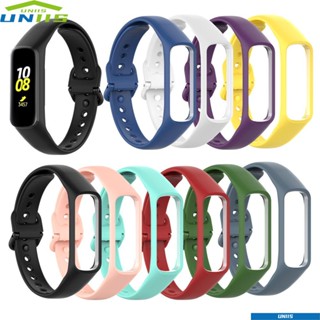 Uniis สายนาฬิกาข้อมือ ยางซิลิโคนนิ่ม แบบเปลี่ยน สําหรับ Galaxy Fit-e R375