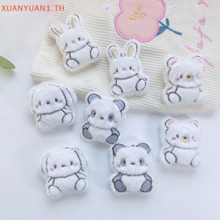 Xuan เข็มกลัด ตุ๊กตาการ์ตูนกระต่าย แพนด้า แพนด้า น่ารัก แฮนด์เมด DIY สําหรับตกแต่งเสื้อผ้า กระเป๋าเป้สะพายหลัง TH