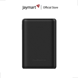 ALPHA Power Bank 10000 mAh 2 USB-A, USB-C (Input Only) C10PD Black (รับประกันศูนย์ 1 ปี) By Jaymart