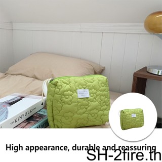กระเป๋าเครื่องสําอาง ลายดอกไม้ สีแคนดี้ พร้อมซิป สําหรับใส่ขวดน้ํา 1 2 3 5