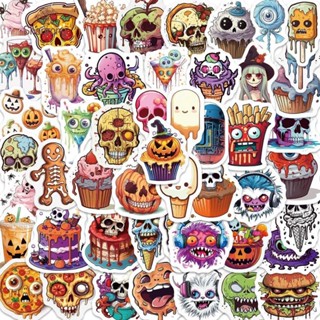 Shanrong halloween สติกเกอร์ ลายฟักทอง สําหรับตกแต่งปาร์ตี้ฮาโลวีน โทรศัพท์มือถือ DIY