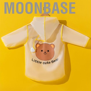 Moonbase Kids Raincoat Children Rain Jacket EVA Hooded   Windproof for Girls Boys Toddler Baby