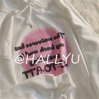 HALLYU  เสื้อผ้าผู้ญิง แขนยาว เสื้อฮู้ด คลุมหญิง สไตล์เกาหลี แฟชั่น  Chic พิเศษ สบาย สไตล์เกาหลี A98J335 36Z230909