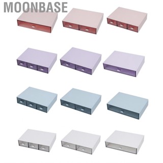 Moonbase Desktop Drawer Organizer  Dustproof Plastic DIY Combination Multi Layer Stackable Storage Case