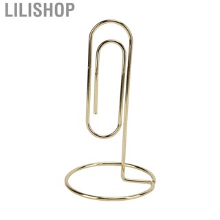 Lilishop BTIHCEUOT Gold Sign Holder Desktop Decoration Metal Material Table Numbers