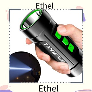 Ethel1 ไฟฉาย LED อเนกประสงค์ คุณภาพสูง สําหรับใช้ในครัวเรือน กลางแจ้ง