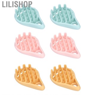 Lilishop 2 Packs Hair Scalp   Brush Silicone Bristles Scrubber Mas JY