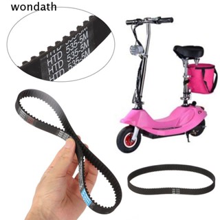 Wonda สายพานสกูตเตอร์ไฟฟ้า สีดํา HTD E-scooter Hoverboard Parts Drive Stripe Rubber