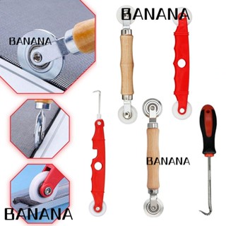 Banana1 ลูกกลิ้งยางสเตนเลส ทนทาน สําหรับติดตั้งหน้าต่าง ประตู