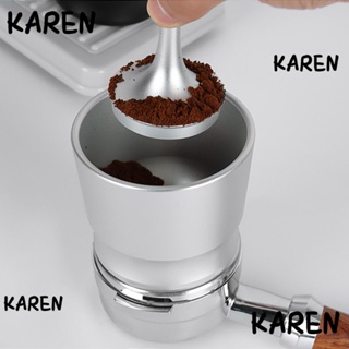 Karen ถ้วยตวงกาแฟ โลหะผสมอลูมิเนียม สีเงิน 51 58 มม. 51 58 มม.