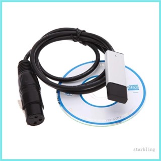 Star สายเคเบิลแปลง USB เป็น DMX512 สําหรับระบบแพลตฟอร์มหลายระบบ