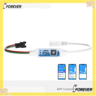 Forever ตัวควบคุมไฟบลูทูธ SP621E 3 PIN DC5-24V LED สําหรับ WS2812B WS2811