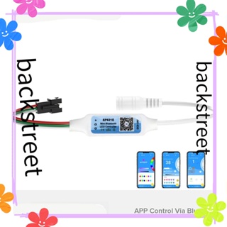 Backstreet ตัวควบคุมไฟบลูทูธ แอพ Piexls DC5-24V SP621E 3 PIN LED สําหรับ WS2812B WS2811