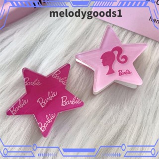 Melodygoods1 กิ๊บติดผมแฟชั่น รูปหัวใจ สีชมพู สําหรับตุ๊กตาบาร์บี้