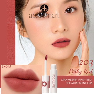 Focallure น้ำหนักเบา Soft Lip Lip Tint Mousse Smooth Lipclay Velvet Mist Matte Lip Clay Lipcream ลิปสติก Make Up TECH3